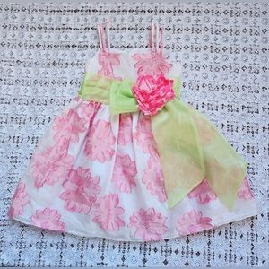 Bonnie Jean floral special occasion dress